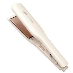 「China Plug」Lena | Negative Ion Wide Straightener & Curling Iron for Home Use