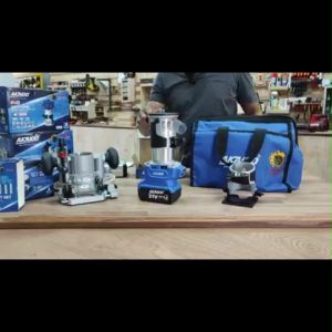 AKAIDO 21V Cordless Brushless Trim Router AKTR601BL