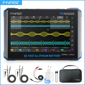 FNIRSI | FNIRSI DPOS350P 4-IN-1 Tablet Digital Oscilloscope 2CH 350MHz Signal Generator Spectrum Analyzer Frequency Response Analyzer