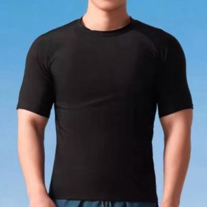 Áo Bơi Nam Cỡ Lớn Amber Quick Dry Surf Short Sleeve Đơn Giản Thời Trang Đồ Bơi Chuyên Nghiệp Đồ Lót Thể Thao Đồ Bơi