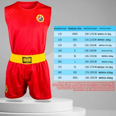 GINGPAI | Children & Adult Martial Arts Training Suit Set Boxing & Muay Thai Shorts