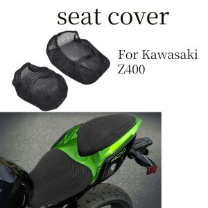 For Kawasaki Z400 Z 400 Motorcycle Accessories 3D Mesh Fabric Cushion Breathable Waterproof Protection Seat Cover