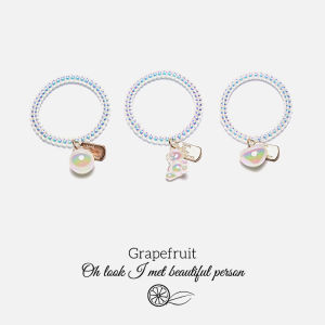 New No-Trace Phone Line Hair Ties Thin Girls Hair Bands Bear Headbands Boyfriend Small Leather Straps Fashionable Hair Accessories