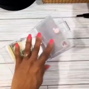 Mini Saving Challenge Binder Loose-leaf Notebook Binder Housing Budget Planner Cash Envelope Book  Money Savings Binder PVC Button Waterproof Closure Mini Budget PP Envelope Notebook Challenges Book