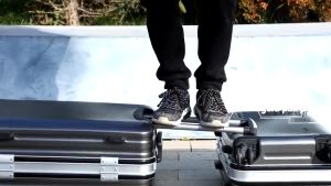 TZJM Aluminium Luggage Bag Travel multifunctional Suitcase With USB Charging Aluminum Frame Suitcase 行李箱