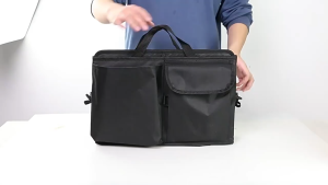 Car trunk organizer box foldable multi-compartment car trunk storage box