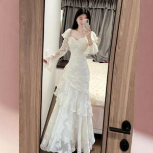 CHANGTONG | Đầm Bodycon Dài Phong Cách Pháp Sang Trọng và Độc Đáo