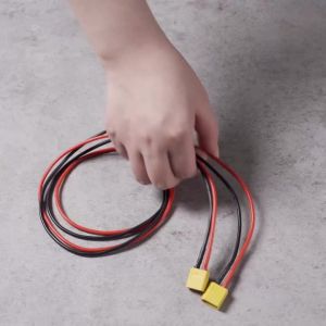 50CM 16AWG XT60 Bộ Cáp Kết Nối Pin Nam Nữ Với Bộ Chia Y Bộ Chuyển Đổi Mở Rộng Kép 3 Chiều Để Chuyển Đổi Nguồn Điện