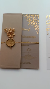 Wedding Invitation Card Printing – Elegant Personalized Design 5R (10 PCS)