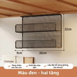 MUGG | Giá Để Đồ Bên Cạnh Giường Không Cần Khoan Dành Cho Dây & Khăn Giấy