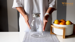 Wilmax England Thermo Glass Jug 2500 ML Glass Water Jug 5 Gallon 2.5 Litre Water Bottle - Lazada