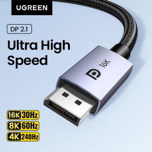 UGREEN DP 2.1 Cable 16K/30Hz Nylon Braided Ultra High Speed 80Gbps Gaming Monitor Cable DP to DP Support 8K/60Hz 4K/240Hz 3D HDR HDCP FreeSync G-Sync Laptop PC TV Ugreen Dp2.1 - Lazada