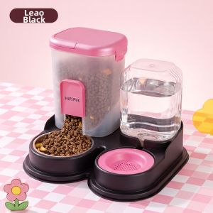 hipidog | Automatic Pet Feeder with Drinking Fountain Non-Slip Suction Cup