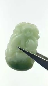 Natural Kalung Liontin Batu Permata Giok Burma Green Jade Grade A