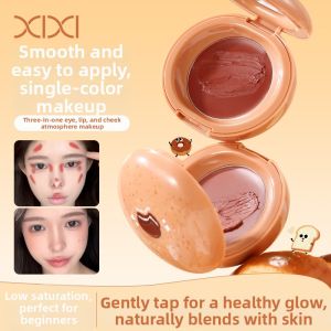BLK Cosmetics | Multi-use Makeup Powder Natural Bare Makeup 3 in 1 Eyeshadow Blush Lipstick