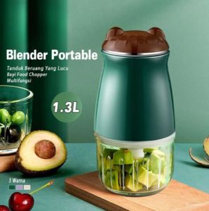 Blender Kapsul Beruang Portable Bayi Food Chopper Grinder Multifungsi Mixer - Blender 128