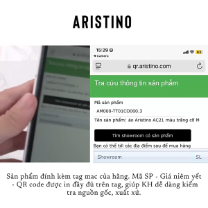 Áo lót nam ba lỗ Aristino mã AC21 trắng trơn 100% cotton thấm hút mồ hôi cực tốt không bai nhão