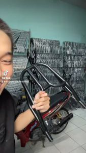 Baga Thay thế cản xe máy zin chắc chắn hơn chịu tải tốt hơn dùng cho tất cả dòng xe Wave 110 (sơn tĩnh điện )