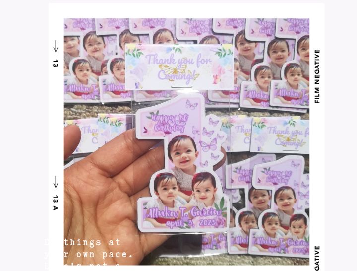 number cut out ref souvenir for birthdays Lazada PH