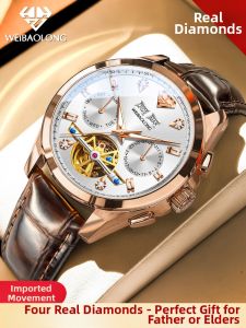 OUPINKE | Multifunction Automatic Mechanical Night Glow Waterproof Watch