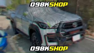 Toyota Revo ร้านนี้ส่งไวทุกวัน กลิ่นผ้าคลุมรถกระบะครึ่งคันแบบ D-max กันแดด กันน้ำกันฝน 100% ช่วยให้คุณสามารถคลุมคนเดียวได้ไม่ลำบาก ขนาด 4