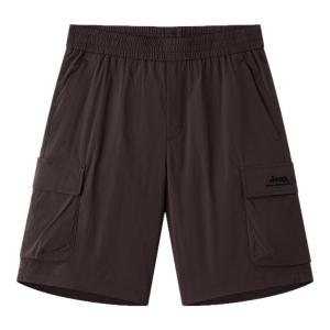 Jeep | Jeep Mens Outdoor Quick Dry Cooling Sports Shorts Five-Quarter Length Hiking Water-Resistant Breathable Workwear Trousers