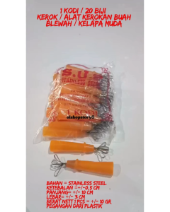 1 Kodi / 20 Biji Kerok / Alat Kerokan Buah Blewah / Kelapa Muda