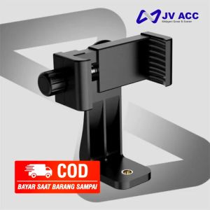 Holder Phone 360 Portrait dan Landscape 1/4 Sekrup Tripod Camera Penjepit HP Phone