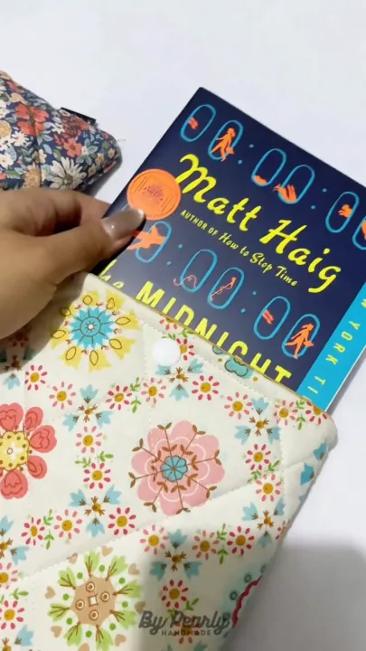 ByPearly | Quilted Fabric Cover Sleeves – Book, Planner, Journal ...