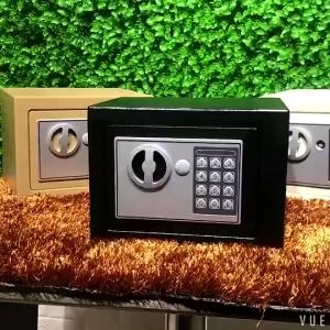 TaffGUARD Kotak Brankas uang dan emas tahan api air Hotel Mini Password Deposit Box 4.6L - 17E