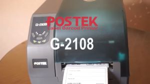 BARCODE PRINTER POSTEK G 2108 USB - PRINTER LABEL BARCODE POSTEK G2108 POSTEK G-2108