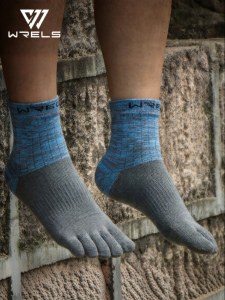 WRELS | Quick-Drying Moisture-Wicking Durable Socks For Marathon & Outdoor Activities Finger Socks