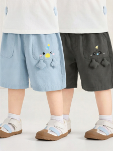 CUTEPANDAS | Quần Short Mùa Hè Bằng Cotton Cho Bé