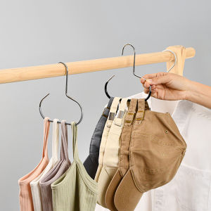 5 Pack Belt Hangers for Closet Ring Hook Wardrobe Storage Organizer Closet Hangers for Ties Scarves Baseball Cap