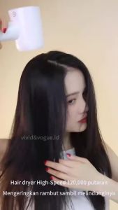 Vivid&Vogue High Speed Hair Dryer VAV-S Pengering Rambut 120000rpm 1600W Profesional (Garansi Resmi 2 TAHUN)