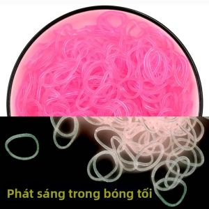 Bộ Dụng Cụ Làm Vòng Tay Phát Sáng Huỳnh Quang 600 Chiếc Dành Cho Trẻ Em Với Dây Thun Phát Sáng Để Làm Vòng Tay & Vòng Cổ Đồ Dùng Cho Các Bữa Tiệc Thủ Công