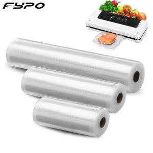 Fypo Vacuum Food Sealer Rolls Thicken Reusable Food Storage Bags BPA-Free Vacuum Seal Bags for All Vaccum Food Sealer Machines