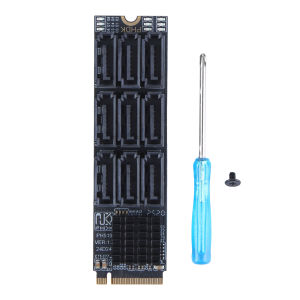 [Vktech] Multi-Function M.2 M Key NVMe to 9 Port SATA 3.0 Adapter for PC and Server Storage Upgrade