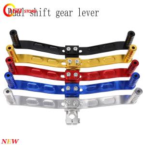 Motorcycle Gear Shift Lever Double-headed Gear Shifter Aluminum Alloy Starter Lever Retrofit Replacement Motorbike Accessories