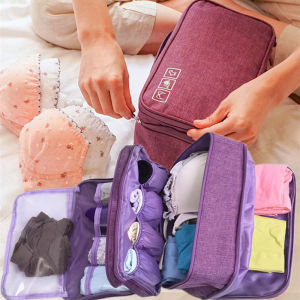 MIRUIDUO | Portable Waterproof Underwear Organizer with Multiple Layers