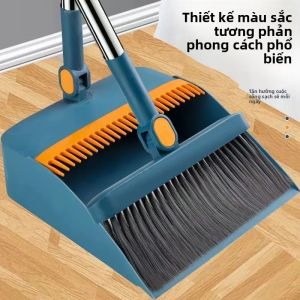 Bộ Chổi Quét Và Chổi Quét Xoay Gia Dụng Gấp Gọn Với Lông Mềm Chổi Quét Tóc Chống Dính Để Sử Dụng Tại Nhà
