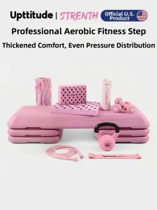 UPTTITUDE | Bàn Đạp Aerobic Màu Hồng Dành Cho Trẻ Em Tăng Chiều Cao và Giảm Cân 110cm