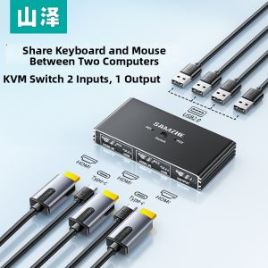 Samzhe | Keyboard Mouse Sharing HDMI KVM Switch 4K/60Hz