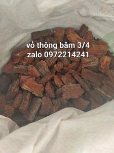 vỏ thông băm 3/4 1kg