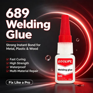 Welding Super Glue Instant Cyanoacrylate Adhesive Waterproof Fast Dry Strong Bond for Multi Material Metal Wood Plastic Repair