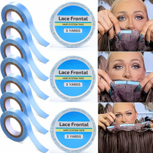 5PC Lace Front Support Wig Tape Double Sided Waterproof Super Hold Adhesive for Lace Front Wig ToupeeHair PiecesHair Extension