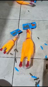 Mainan Gigitan Anjing Ayam Bunyi Teriak Chicken Shrilling Squeak