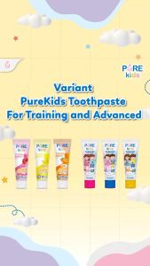 Pure Kids Toothpaste pasta gigi odol anak bayi Baby Tooth Paste