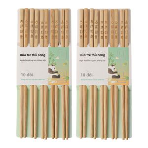 SHELI | Anti-Slip Anti-Mold Natural Bamboo Chopsticks