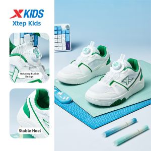 XTEP | Boys Breathable Mesh Slip On Athletic Shoes